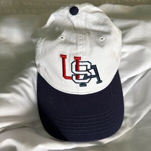 USA White and Navy Cap